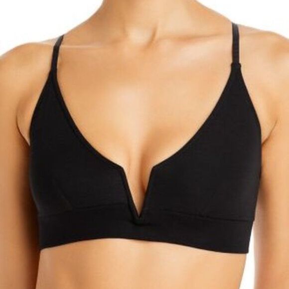 Skin Gita V-Wire Bralette Black Small NWT - Picture 1 of 2